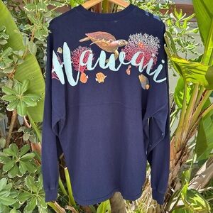 Spirit Jersey Hawaii Marine Life Long Sleeve Shirt – Size M
